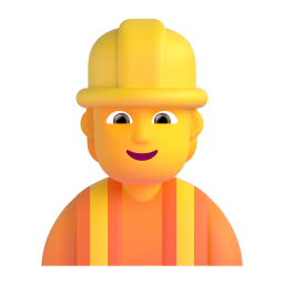 construction worker emoji